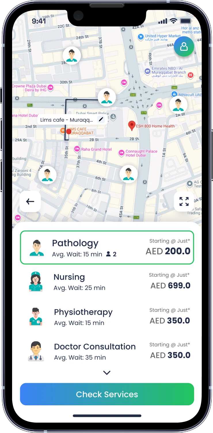Mobile App Screen